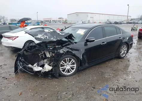 2013 Hyundai Genesis 3.8 из США, поврежденный, VIN KMHGC4DD0DU257518